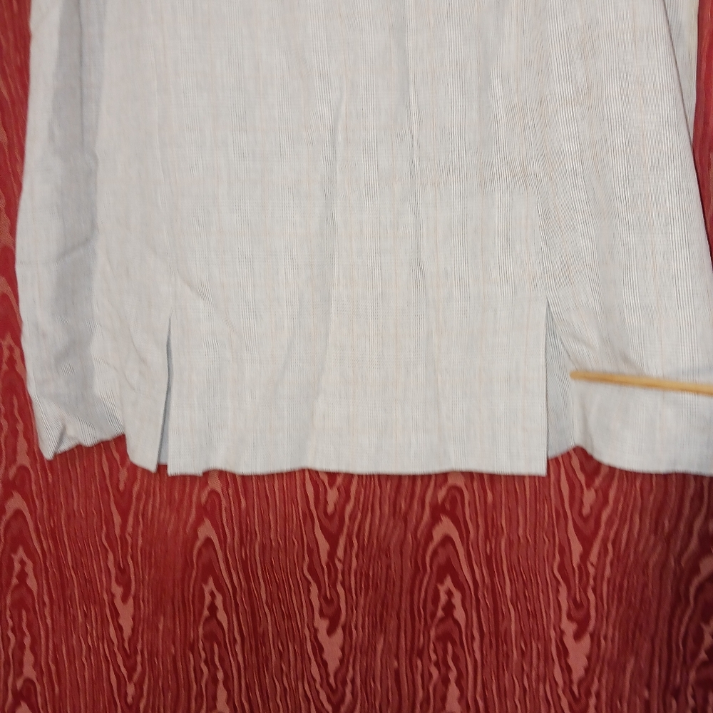 PETITE SOPHISTICATE 2 Piece Gray Long Sleeve Collared Suit Women's Size 12 - Picture 10 of 16